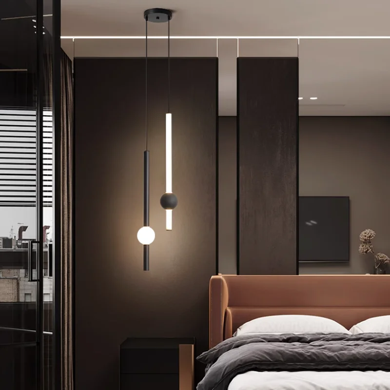 Modern 12W LED Pendant Lamp for Living Room Bedroom Bedside TV Background Kitchen Island Restaurant Home Decor Lighting Fixtures