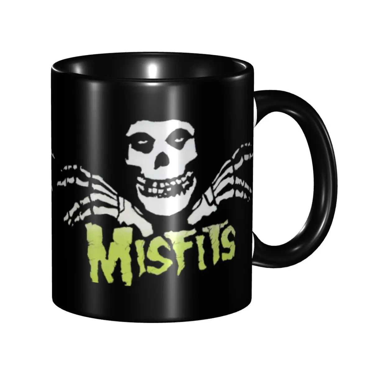 Misfits Skull Coffee Mugs DIY Custom Ceramic Tea Milk Mug Cup