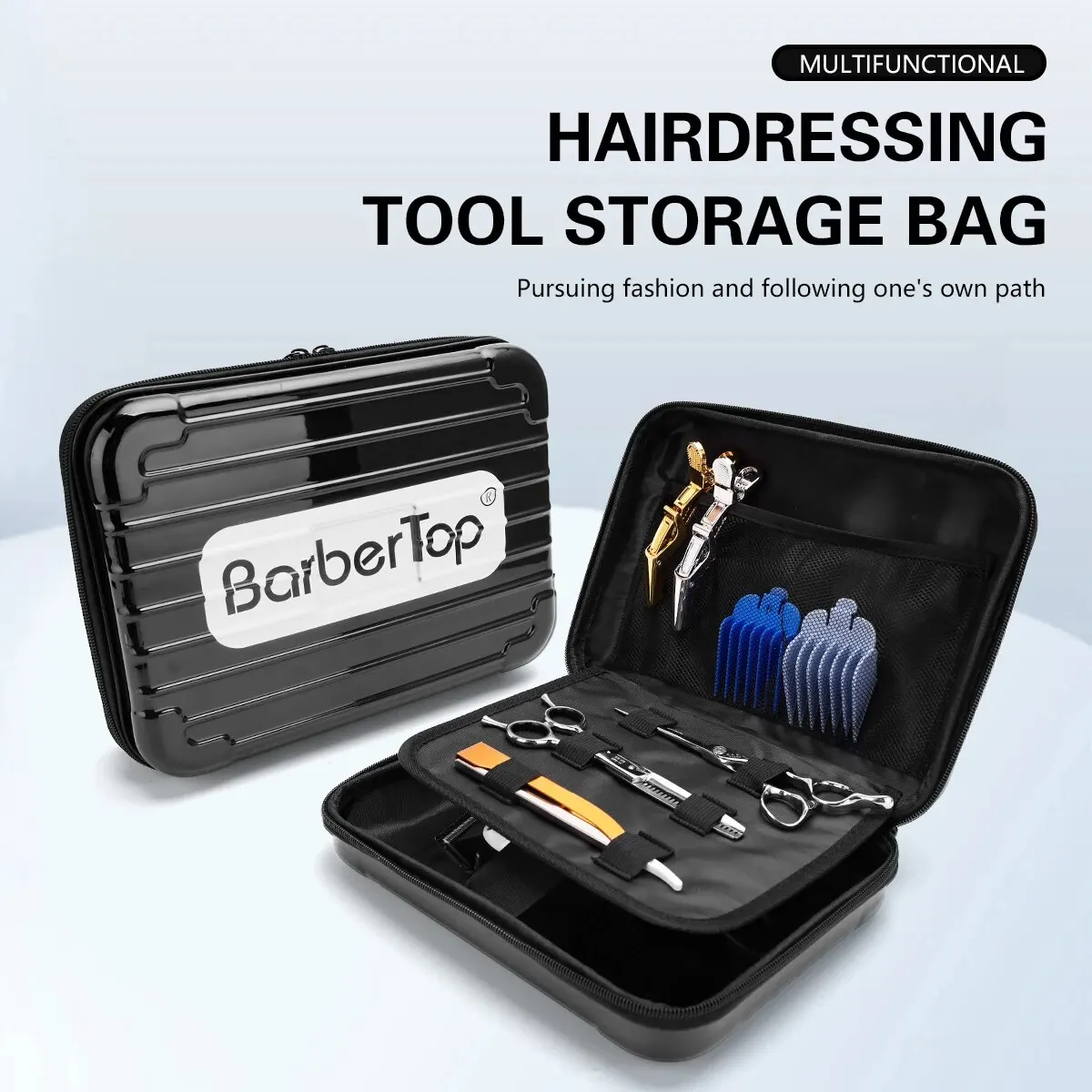 

BARBERTOP Tools Storage Bag Waterproof Hair Clipper Bag Hair Cutting Scissors Shaving Kits Haircut Accessories Organizer Box