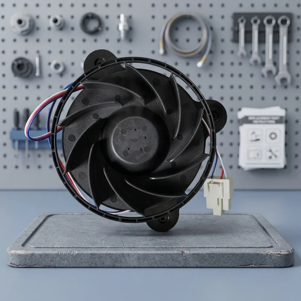 XY12032BM Cooling Fan Plastic Quiet Efficient Air Circulation Replacement For Galanz Upright Fridge Easy Installation