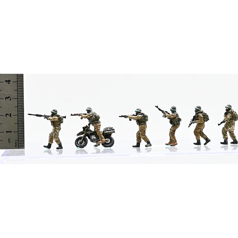 1:72 Scale Plastics Gaza Elite Squad (including Yasin) Middle Eastern Soldiers Accessory Model Adult Toys Classic Gifts Display