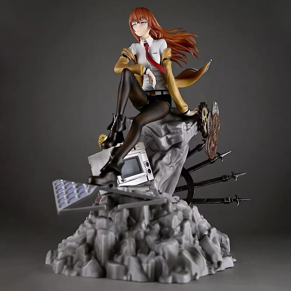 

Steins Gate Makise Kurisu GK Prism Genius Girl Figure Model Boxed Statue