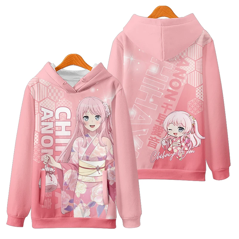 حلم MyGO BanG! 5-شخص فتاة الفرقة أنيمي هوديس ثلاثية الأبعاد طباعة الرجال النساء طويلة الأكمام البلوز الخريف/الشتاء البلوز Y2k رياضية #6