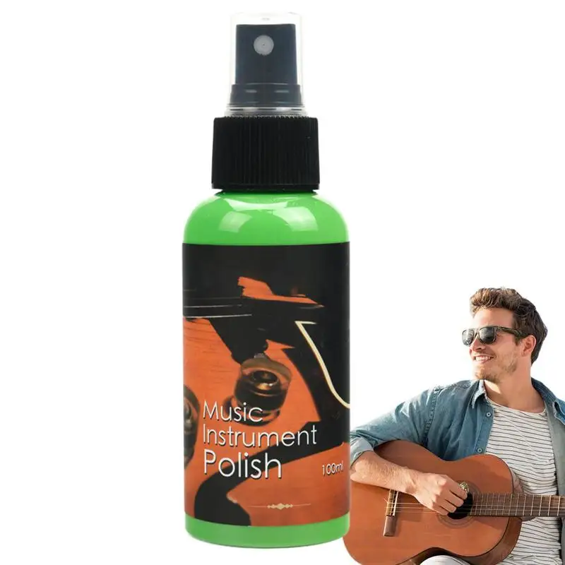 

Acoustic Guitar Cleaner Piano Cleaning Maintenance 100ml Guitar Cleaner Polish Fretboard Care For Body Strings Fingerboard