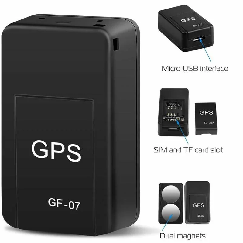 GF-07 Mini GPS Tracker Car Bicycle Tracking Positioner Magnetic Vehicle Trackers Real Time Tracking Anti-Theft Anti-lost Locator