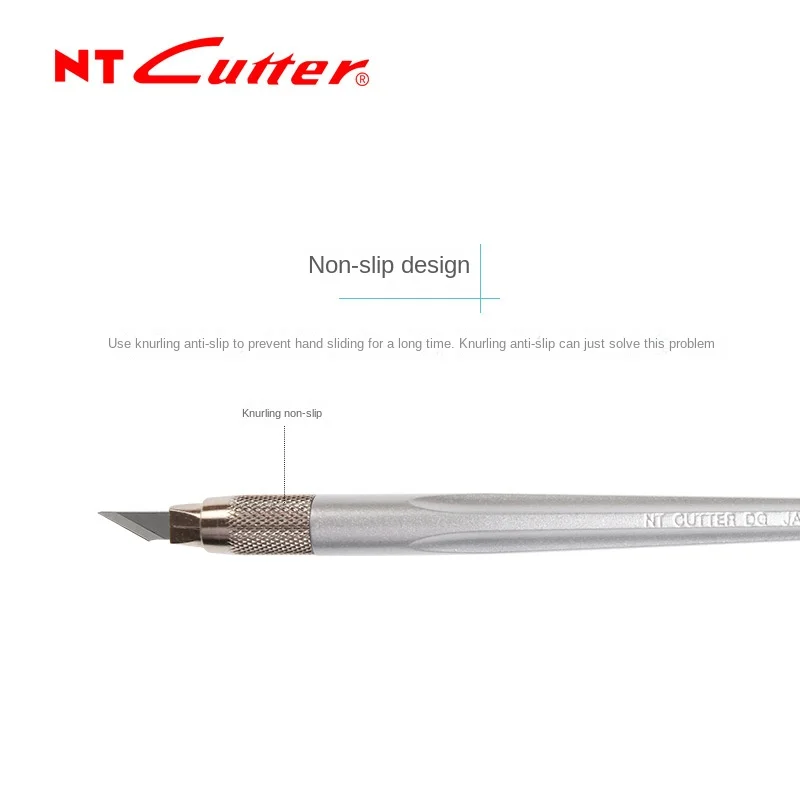 Japan's original NT Cutter D400GP can be used with 30 degree/45 degree blades, rubber stamp engraving knife, washed all-metal engraving pen knife, seal engraving, paper carving, leather model, film utility knife