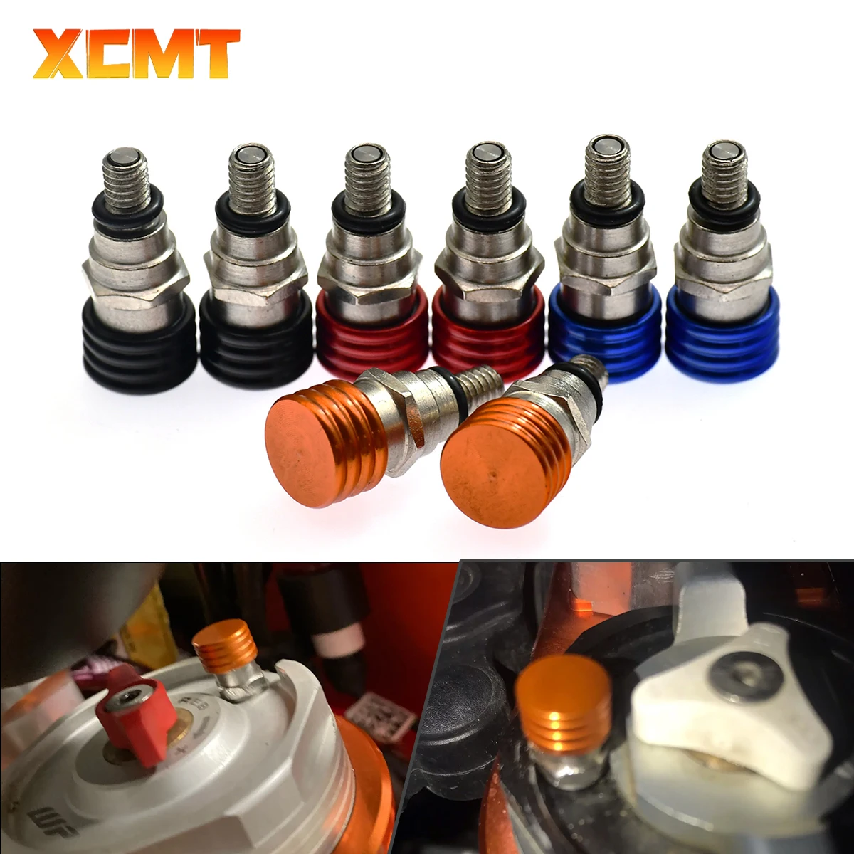 

M4x0.7 Fork Air Bleeder Valves For KTM SX SXF EXC EXCF XC XCF XCW XCFW 150 200 250 300 350 400 450 500 For Husqvarna FC TE FE