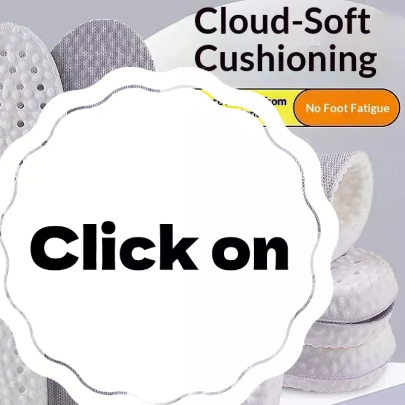 Large Size 4D Sports Massage Insoles EU47-48 For Adults High Elastic Soft Deodorization Massage PU Running Football Shoe Pads