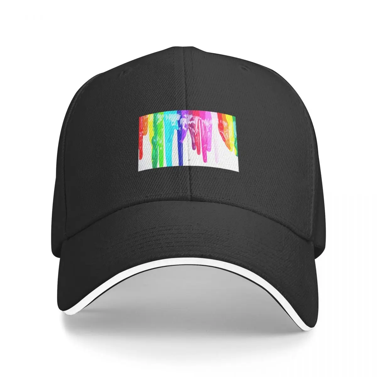 Multicolored paint drippings Baseball Cap Beach Bag Cosplay Female Men's