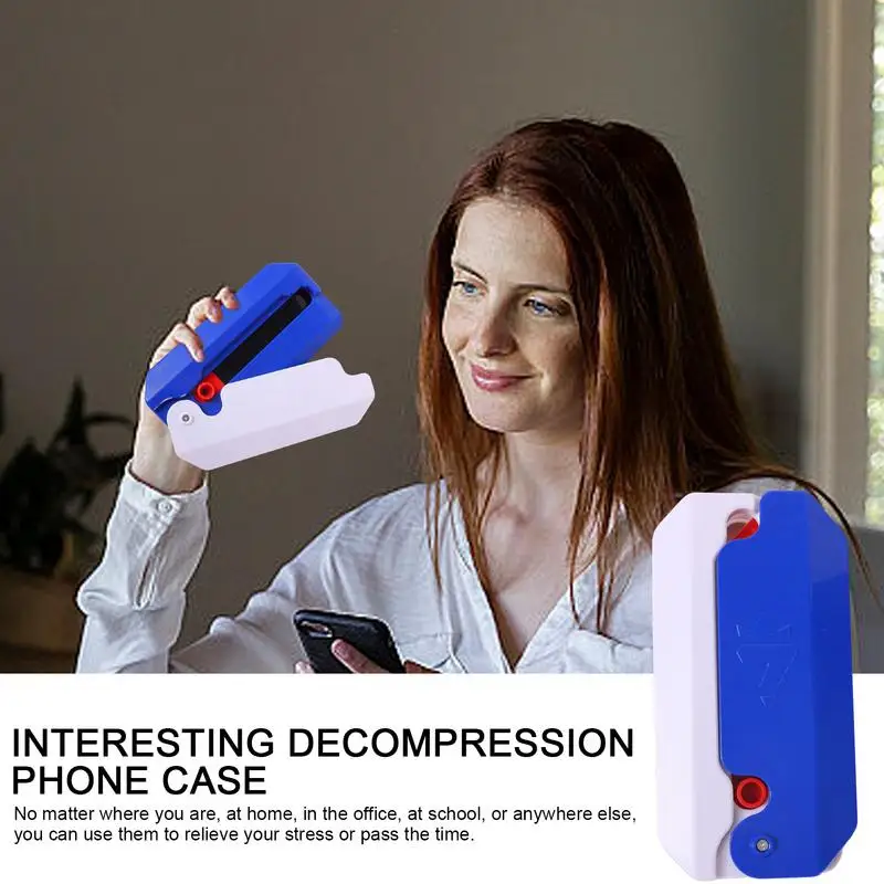 Carrot Knife Phone Protective Case Funny 3D Printed Stress Relief Toy Full Body Protective Cover Anti-Scratch For Most Phones