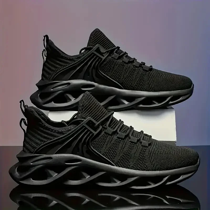 أحذية رياضية كاجوال للرجال قابلة للتنفس، أحذية ركض شبكية هوائية خفيفة الوزن للصيف والرياضات الخارجية Zapatillas للذكور مقاس كبير 39-48