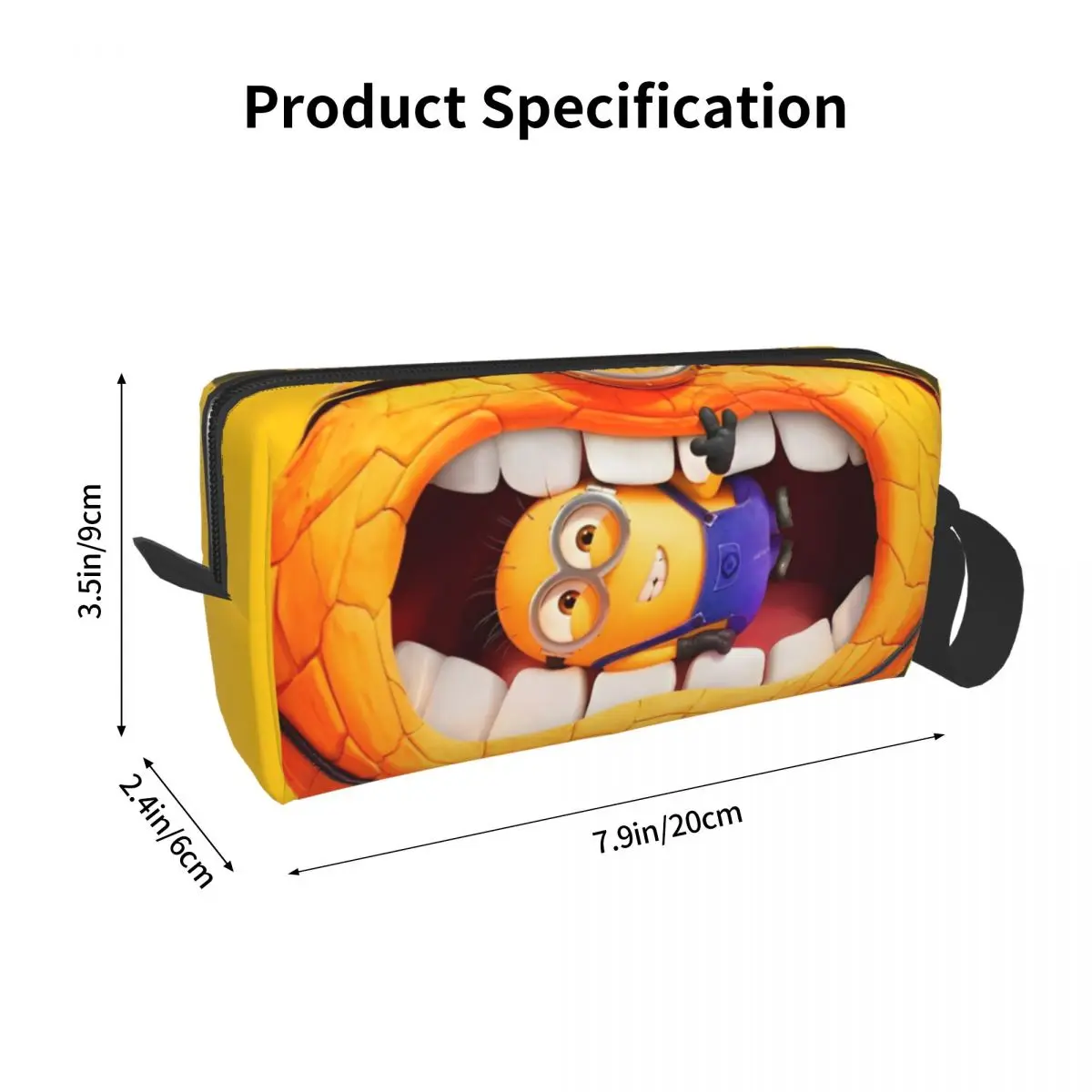 MEGA   Minions Cute Makeup Bag Travel Cosmetic Bag Men Women Toiletry Bag Accessories Organizer