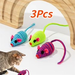 3Pcs Pet Cat Toy Color Winding Mouse Cat Toy Pet Supplies Cat Interactive Chew Toy Pet  Accessories  игрушка для кошек