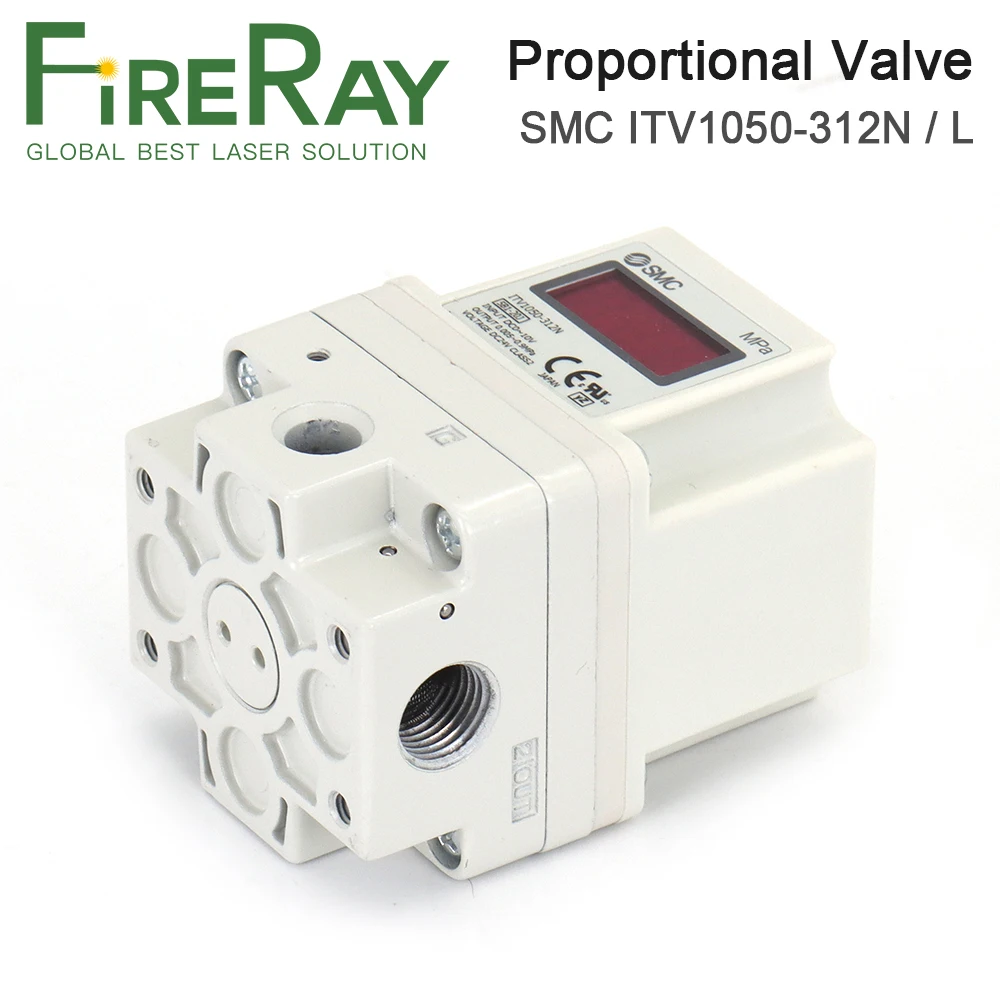 Fireray smc elektrische proportional ventil ITV1050-312N ITV1050-312L pneumatische ausrüstung für faser laser metalls chneide maschine