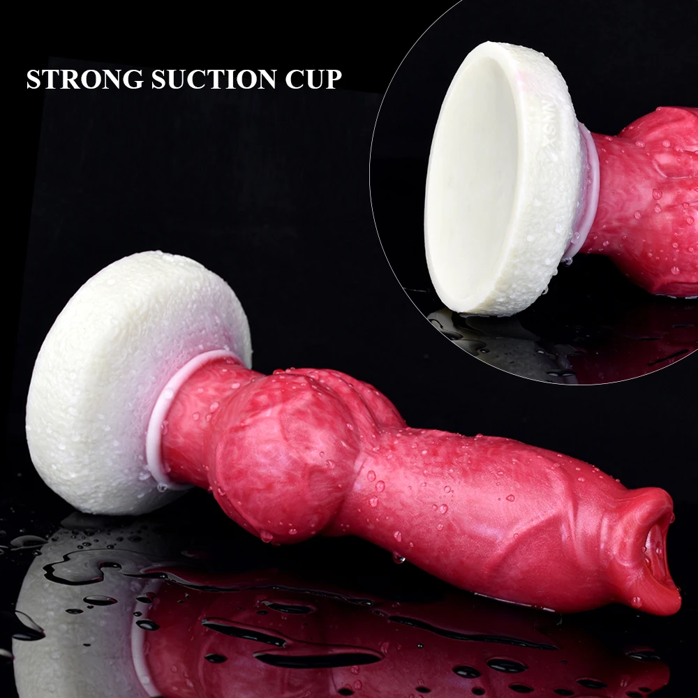 NNSX Huge Knot Realistic Dildo Anal Plug Silicone Toys for Women G Spot Stimulation Fake Big Dick Suction Cup Dildo Sex Toys