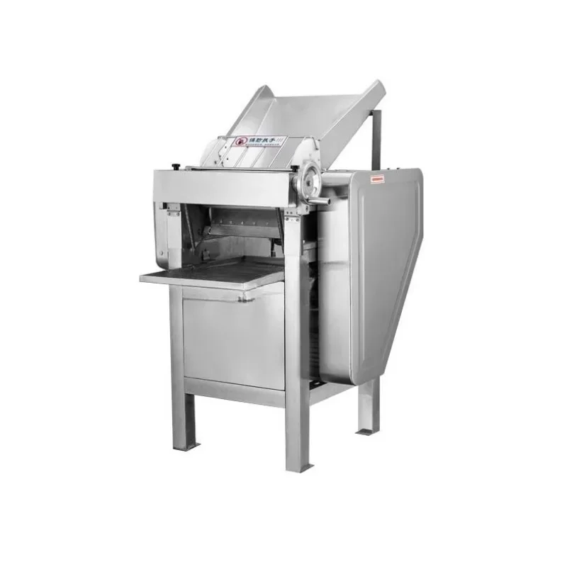 Large commercial stainless steel kneading and pressing machine, automatic rolling dumpling wonton leather machine