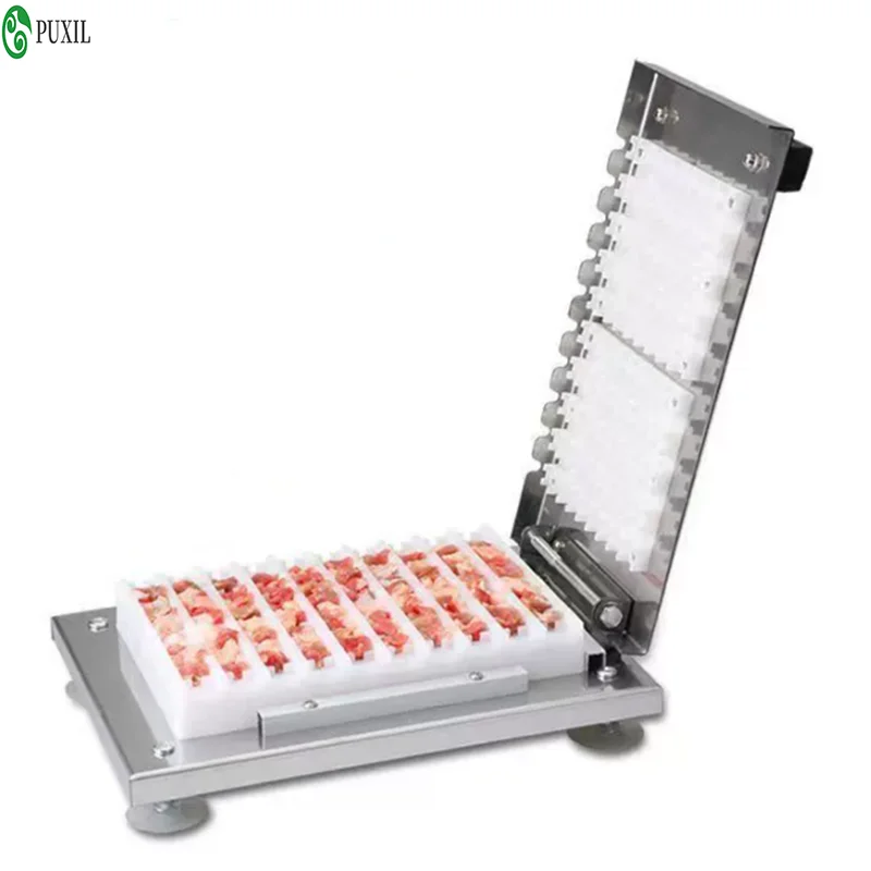 

Grilled skewer skewer divine tool, small household commercial meat skewer skewer skewer machine, fully automatic lamb skewer ske
