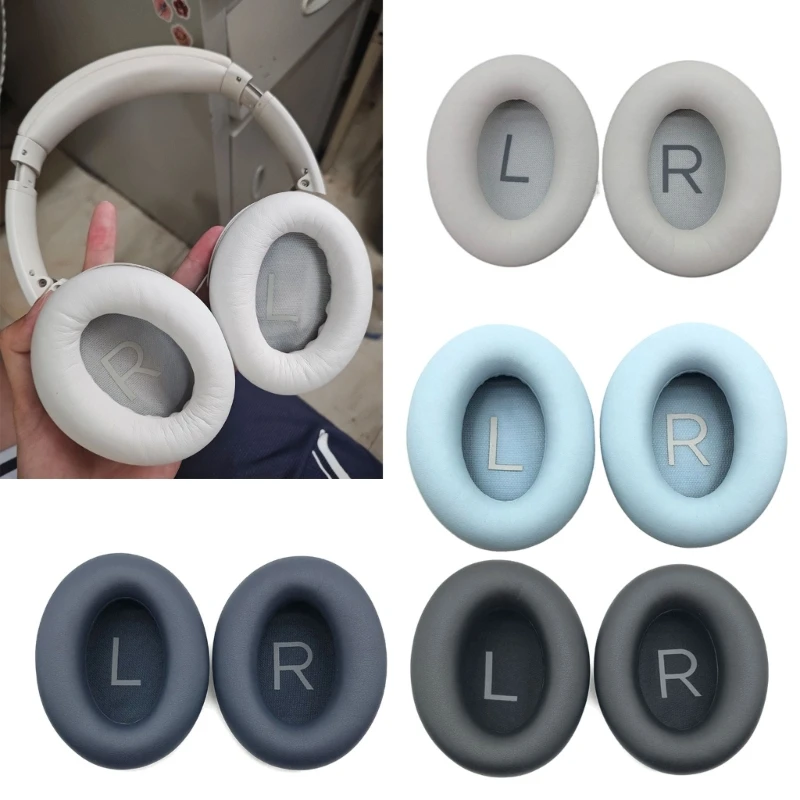 Protein Leather Earmuffs For QC45 Headphones Soft Sponges Earpads Case Cover Ear Pad Earphone Cushions