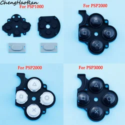 1PCS For PSP 1000 Conductive Rubber Pad For PSP 2000 3000 Console high quality Silicone Keypad Button Replacement Accessories