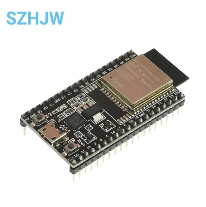 Tablero DE DESARROLLO ESP32-DevKitC ESP32, tableros de piso pueden montarse WROOM-32D / 32U módulo WROVER