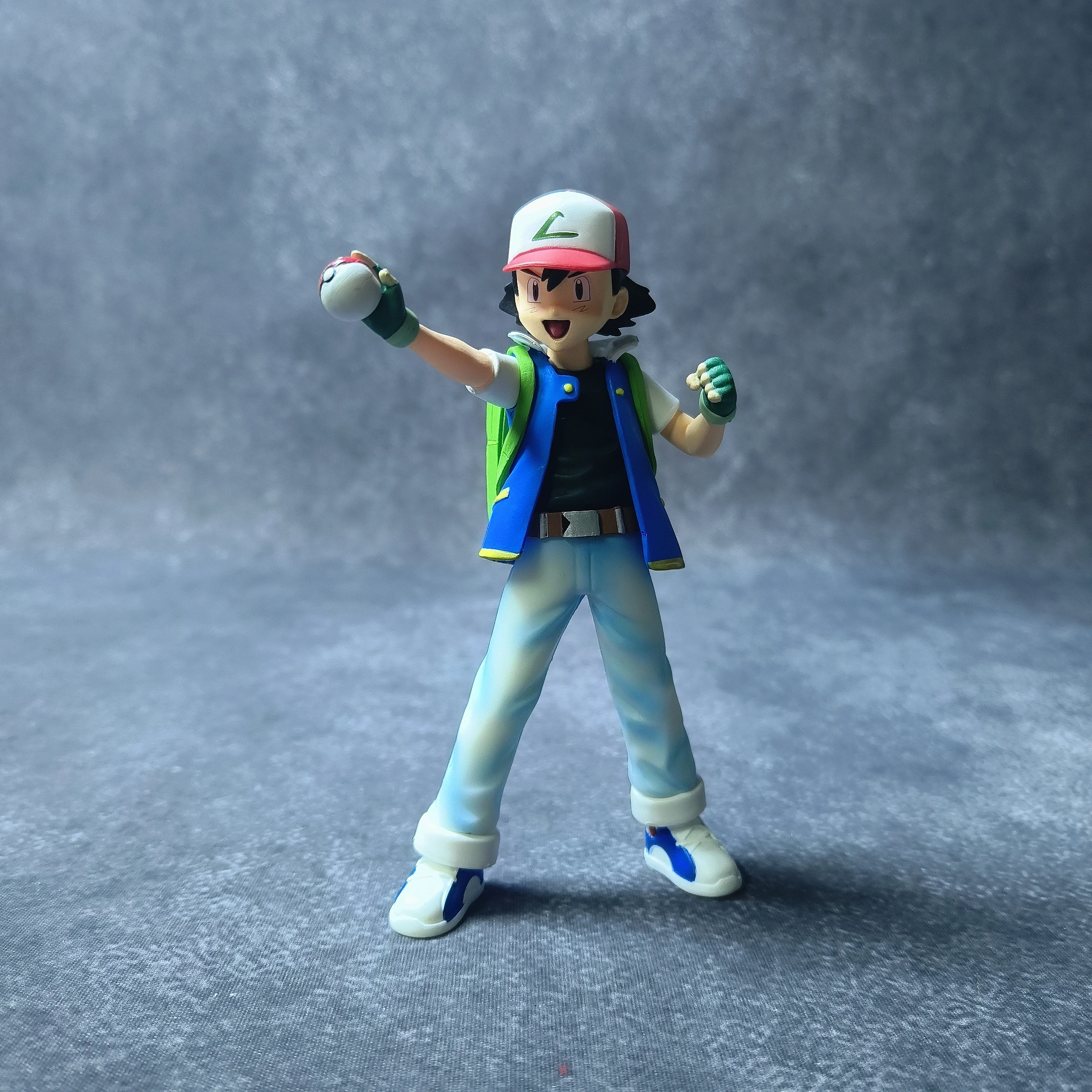 13 cm/5,11 zoll Pokemon Anime Figur Ash Ketchum Action Figur PVC Statue Sammlung Schreibtisch Dekoration Modell Spielzeug Geburtstag geschenke