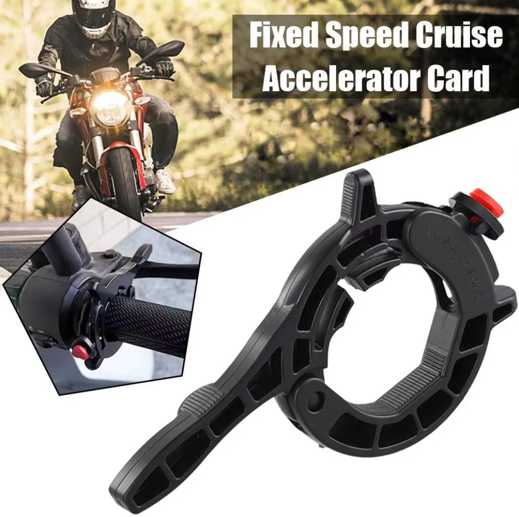 1PC Motorcycle Cruise Control Throttle Lock Universal Lightweight Hand Grip Lock Clamp Motorcycle Accelerator Assist Grips