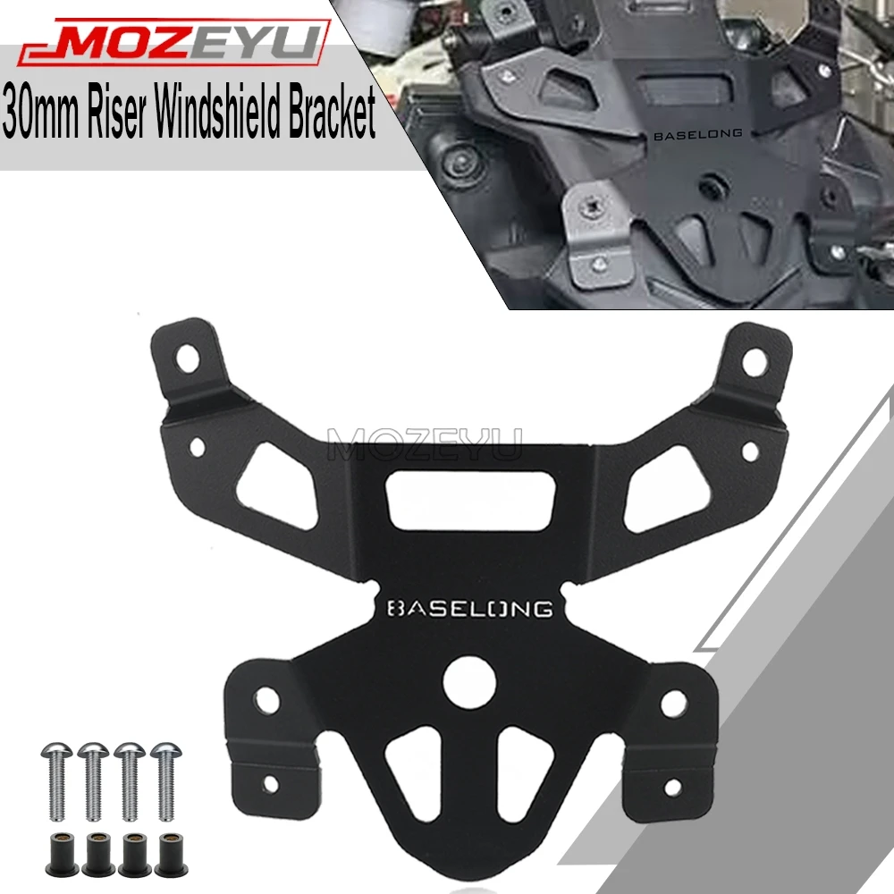 

For Yamaha Tracer 900 GT / Tracer 9 GT TRACER900 TRACER9 GT 2018-2025 2024 2022 2023 Motorcycle 30mm Riser Windshield Bracket