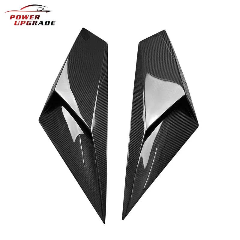 For Lamborghini Aventador Coupe LP700 LP720 Dry Carbon Fiber Side Vent Air Duct Replacements Side Window Car Accessories