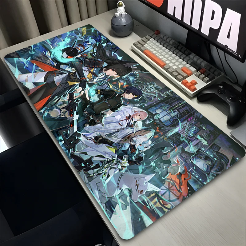 

Mouse Pad PC Non Slip Rubber Mousepad Laptop Gamer Cabinet Keyboard Pad Office Computer Gaming Desk Zenless Zone Zero Mouse Mat