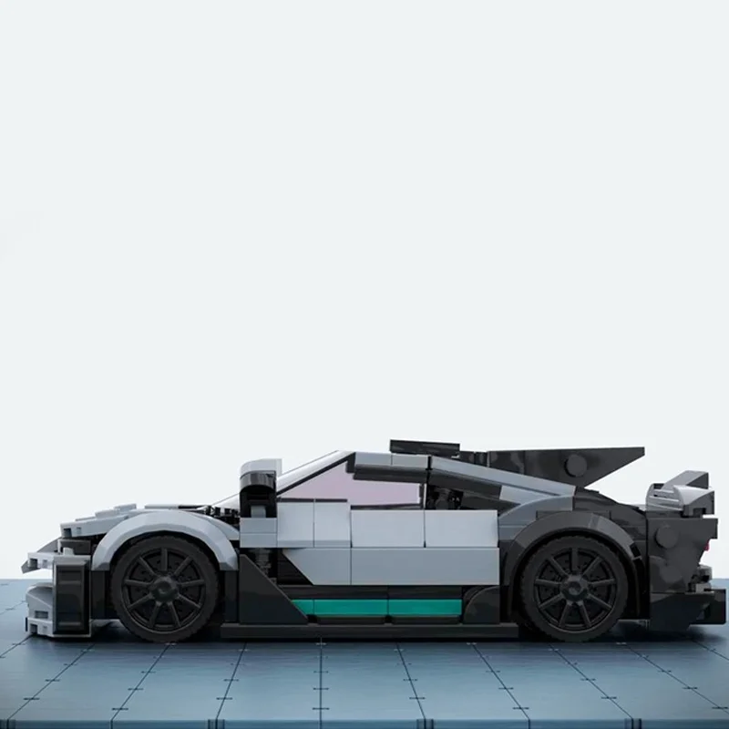 392 個 MOC メルセデスシティチャンピオンズモデルビルディングブロックおもちゃ建築組み立て DIY クリスマスギフトクリエイティブアイデア