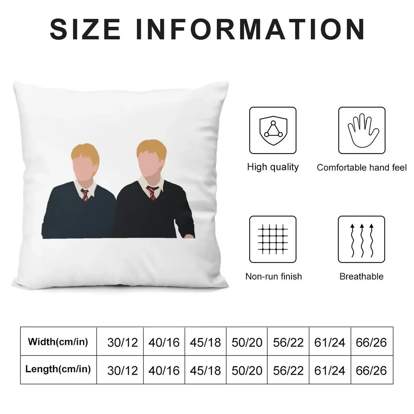 weasley twins Throw Pillow luxury decor Decorative Sofa Cushion pillowcases for sofa cushions christmas pillow case pillow