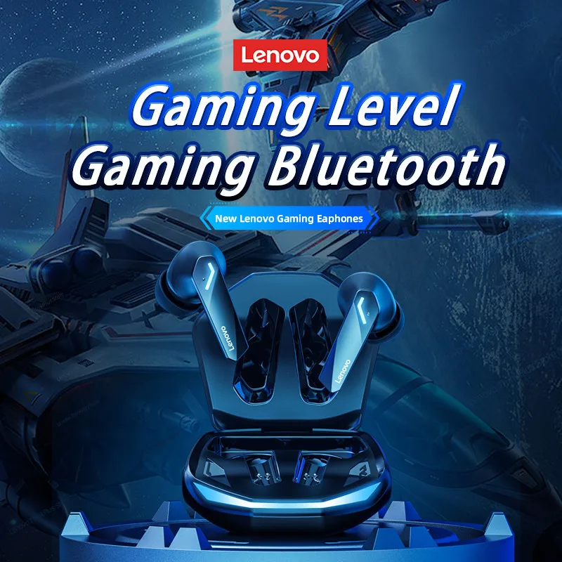 Original Lenovo GM2 Pro Bluetooth 5.3 Earphones 360° Surround Sound Listening Headphones Game Mode Auditory Counterpoint Headset