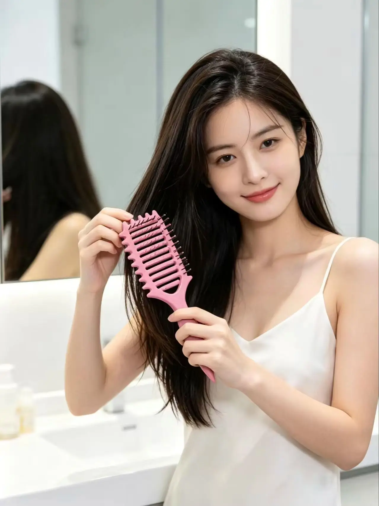Curl Define Styling Brush Hollow Out Detangling Hair Brush Tangled Wet Curly Hair Comb Shaping Curls Barber Hairdressing Tools