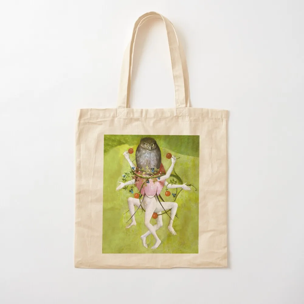 Dancing owl head man The Garden Of Earthly Delights-Hieronymus Bosch Tote Bag