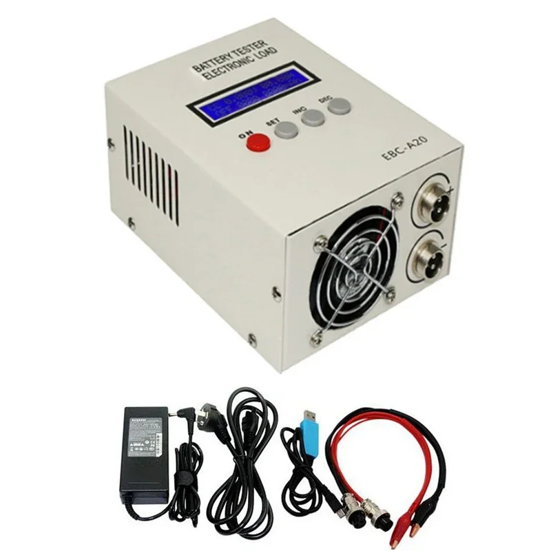 Iron Lithium Ternary Charger and Discharger 5A Charge 20A Discharge EBC-A20 Battery Capacity Tester Lead-acid Lithium