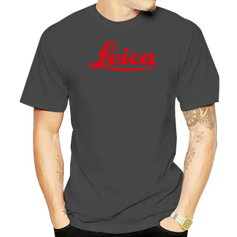 New oversized t shirt streetwear graphic t shirts Leica Red Text T-SHIRT ALL SIZES # White men clothing tshirt harajuku
