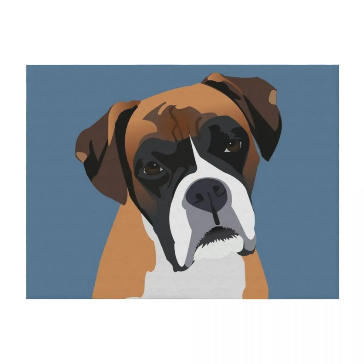 

Boxer Dog Throw Blanket Hairys Extra Large Throw cosplay anime Hairy Blankets
