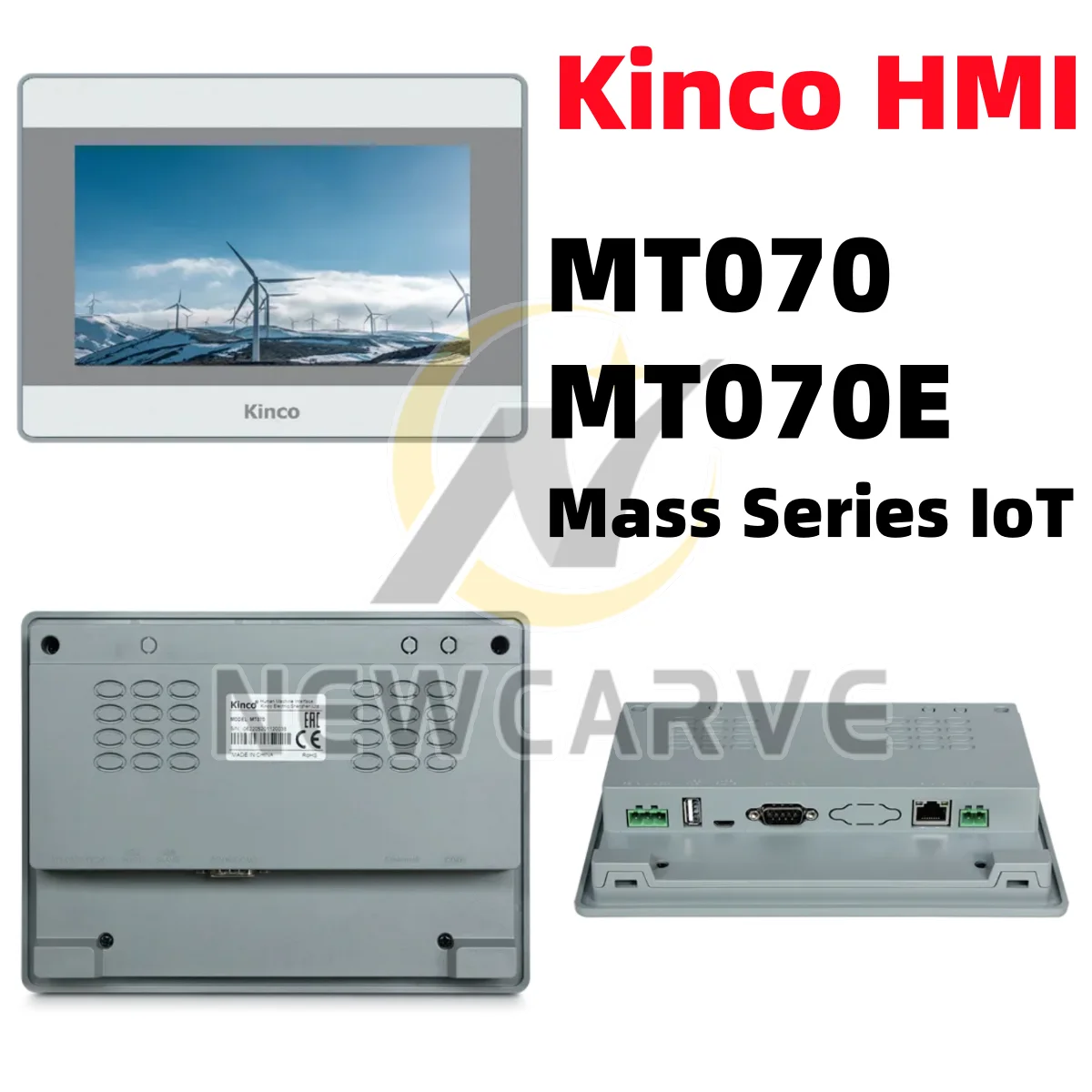 7 Inch Kinco HMI Touch Screen GL070/GL070E/G070/G070E/GH070/GH070E/MK070E-33DT/MT070/MT070E Ethernet USB Human Machine Interface