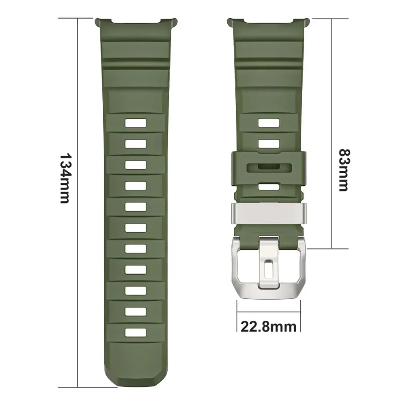 Sportarmband für Galaxy Watch 8 Classic 46 mm, Silikon-Schlaufenarmband für Galaxy Watch 8 40 44 mm Ultra 2025 Correa-Armbandzubehör