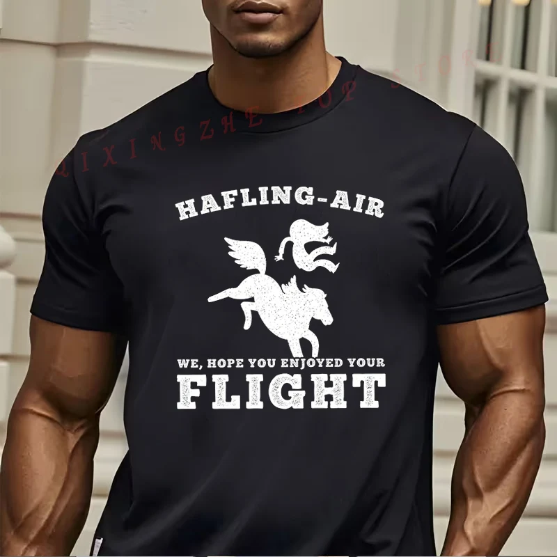 

Haflinger Horse Flight T-shirt Funny Present For Men's Short Sleeve TShirts O-neck Top Tees