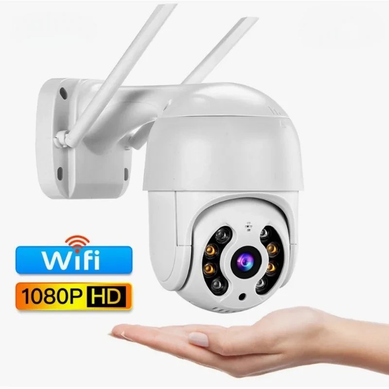 8MP 4K WiFi Camera Speed Dome Auto Tracking PTZ Camera WiFi Smart Home Outdoor WiFi Surveillance Camera For Home Monitor