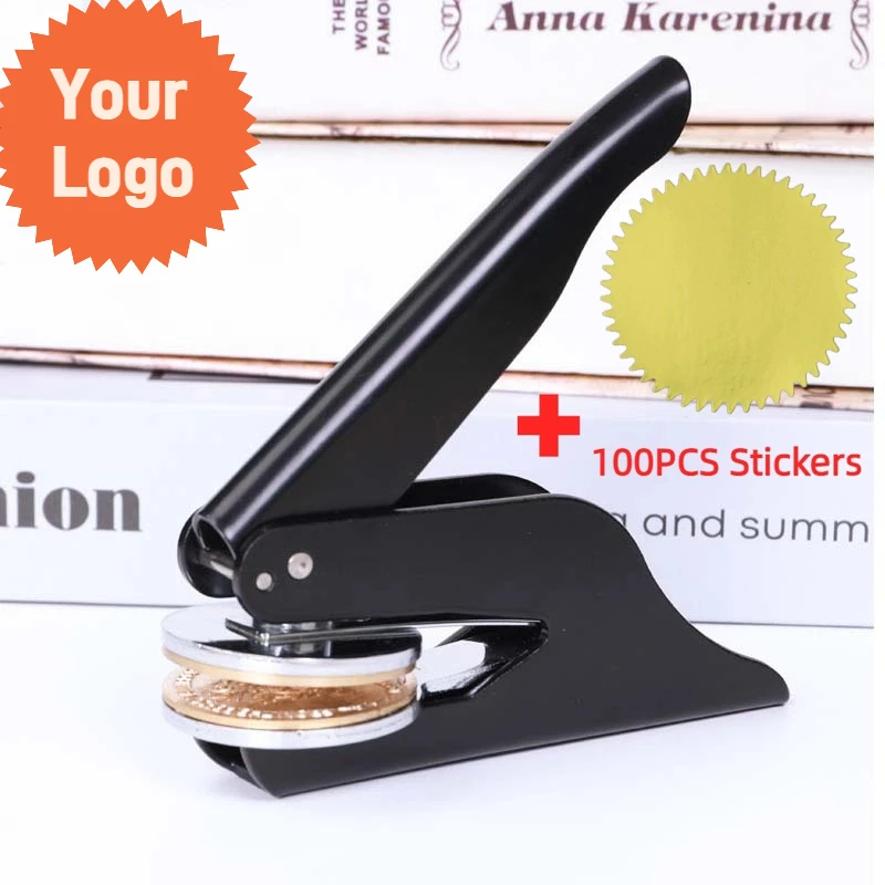 

Embosser Stamp LOGO Customized Wedding Library Book Private Seals Customization Envelope Party Invitation Embossing Stamps DIY