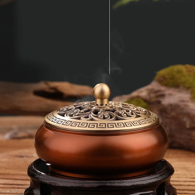 Vintage Luxury Incense Burner Metal Small Creative Incense Burner Fragrance Living Room Incienso Quemador Burner Incense