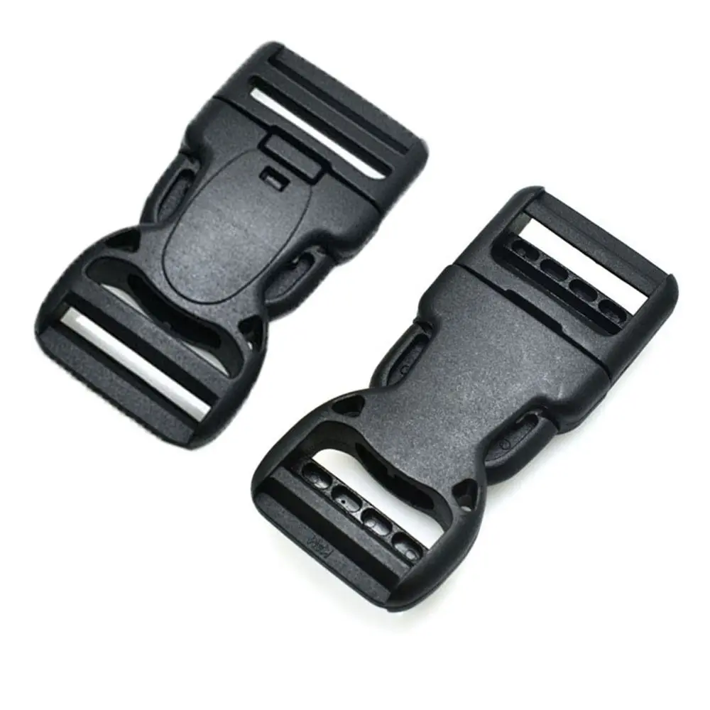 New Black Plastic Hardware LED 20/25/32/50mm Side Release Buckles Belt Bag Parts Outdoor Tool