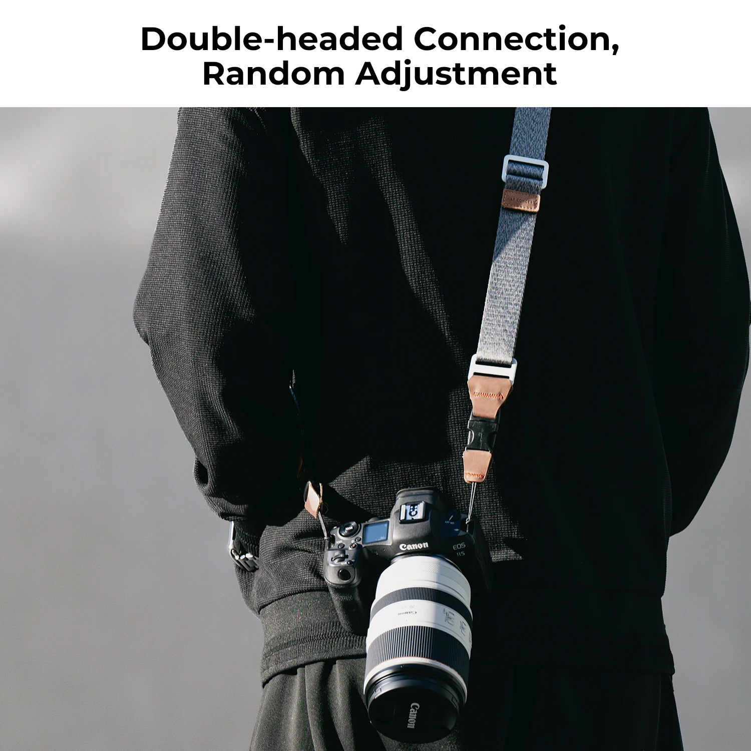 K&F Concept Camera Shoulder Strap Adjustable For Fujifilm Canon Nikon Sony Camera Strap Polyester Ribbon Aluminum Alloy Buckle