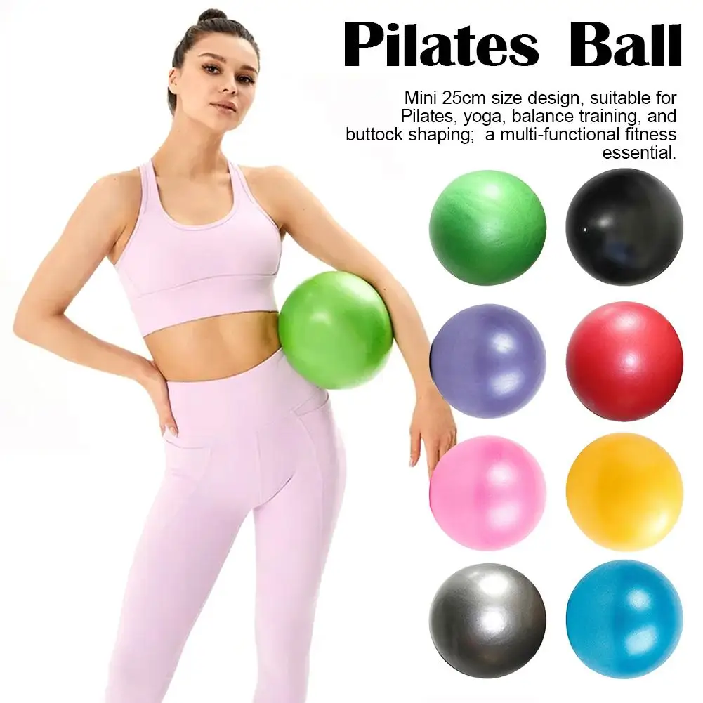 25cm Yoga-Ball Übungsball Gymnastik-Fitness-Pilates-Ball Balance-Übungsball Gym-Fitness-Yoga-Kernball Indoor-Trainingsgerät