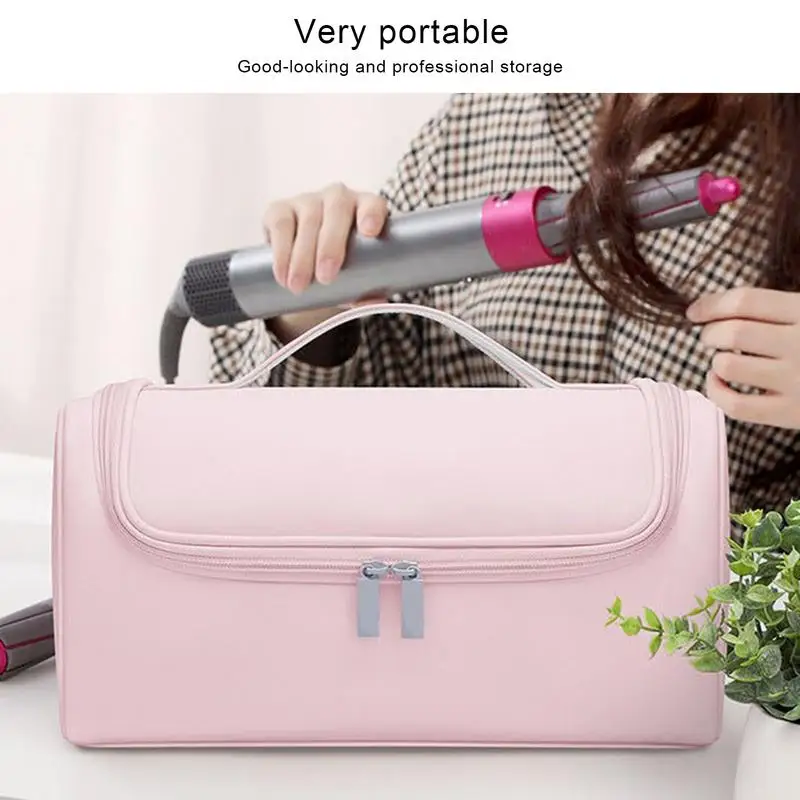 Hair Tool Travel Bag Large Capacity Hair Travel Bag Hot Tools Travel Case For Flat Irons Curling Iron Hot Air Brushes Hair Dryer