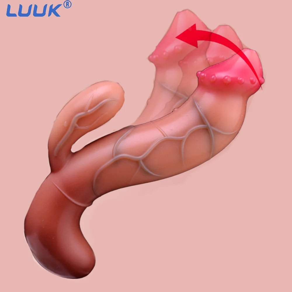 

LUUK Realistic Dildo Vibrator for Women 10 Powerful Vibration Modes for Clitoral and G-spot Stimulation Waterproof Adult Sex Toy