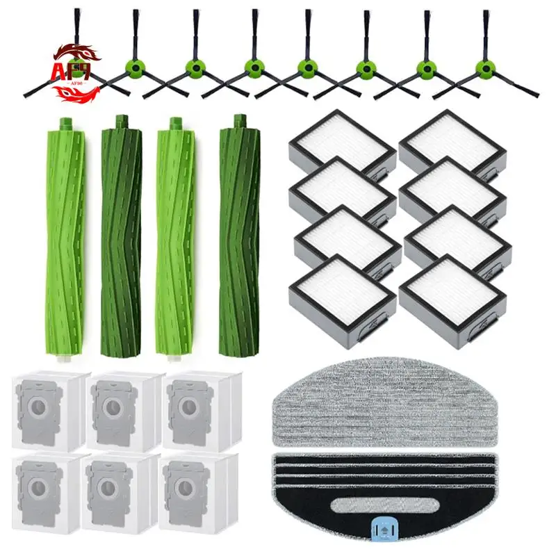 

AF90-Replacement Parts Accessories For Irobot Roomba Combo J5+ I5+ Puls Vacuum Cleaner Roller Brush HEPA Filters Side Brushes