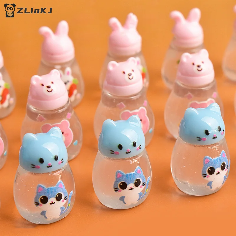 ▶5Pcs Dollhouse Simulation Cartoon Mini Water Cup Model Dollhouse Home Desktop Ornament Doll House Micro Scene Decor Props image 5